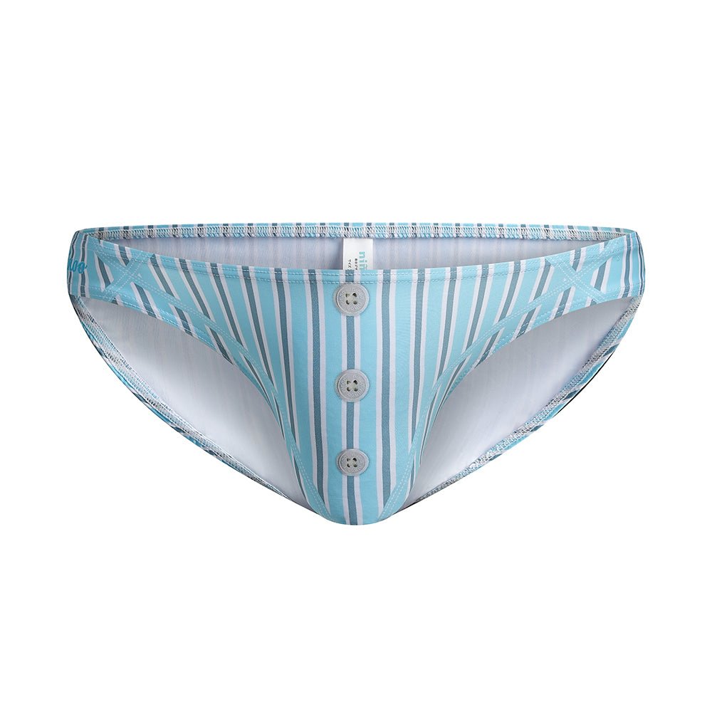 BLUE STRIPE - OFFICE CODE NN - UW - 25008 - ninoo - niñoo(ニノオ) MEN'S UNDERWEAR