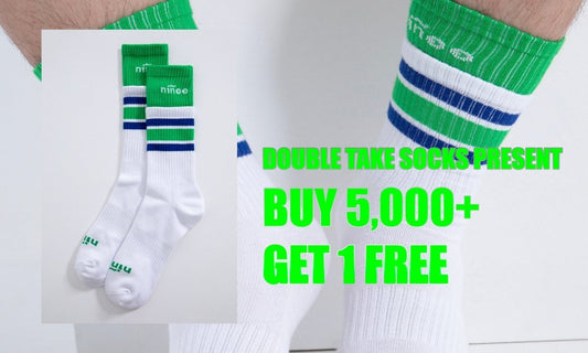 一足なのに、二足に見える DOUBLE TAKE SOCKS PRESENT - ninoo - niñoo（ニノオ） MEN'S UNDERWEAR