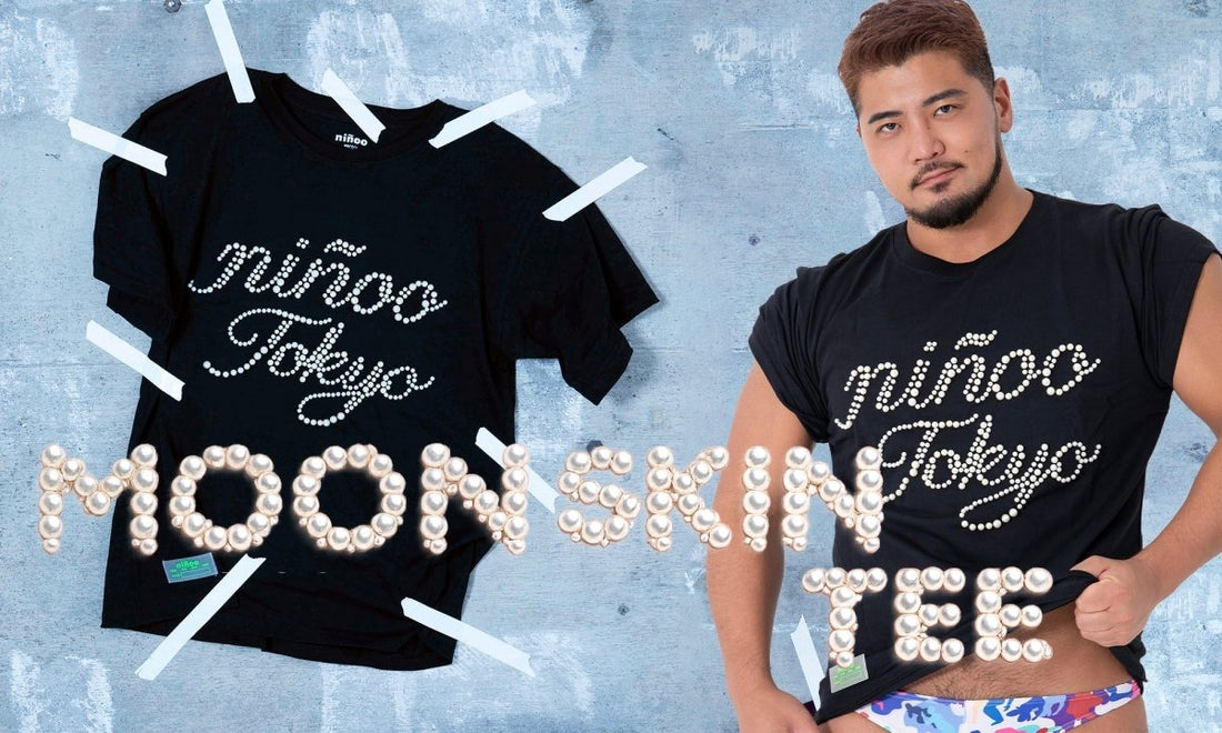 MOON SKIN TEE - ninoo - niñoo（ニノオ） MEN'S UNDERWEAR