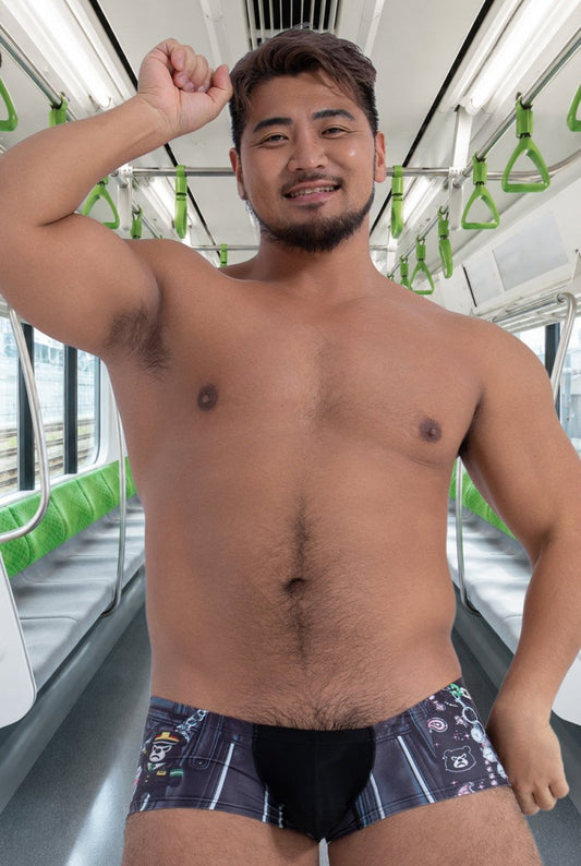 BEAR-TRAIN 10TH LOW-RISE BOXER NN-UW-26042 - ninoo - niñoo（ニノオ） MEN'S UNDERWEAR