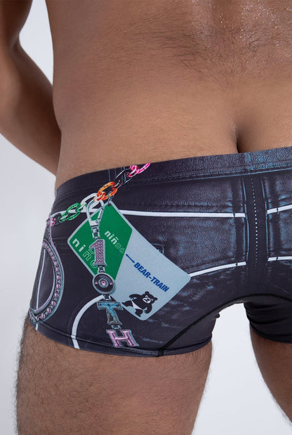 BEAR-TRAIN 10TH LOW-RISE BOXER NN-UW-26042 - ninoo - niñoo（ニノオ） MEN'S UNDERWEAR