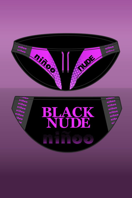 niñoo × NUDE × BLACK NUDE NN - UW - 25063 - ninoo - niñoo（ニノオ） MEN'S UNDERWEAR